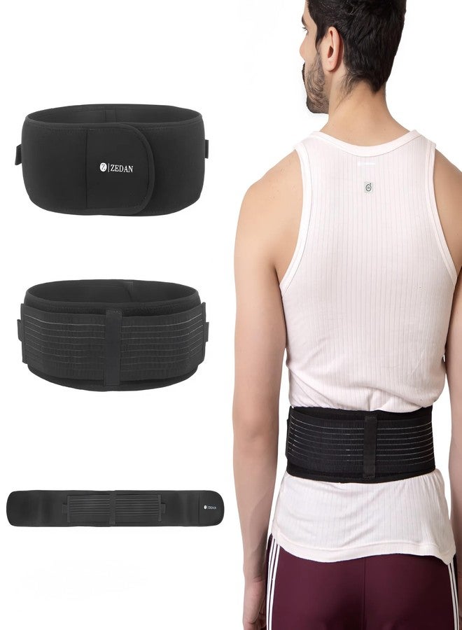 ZEDAN Adjustable Sacroiliac Hip Waist Compression Belt | Lower Back Support Hip Brace | Anti-Slip Sciatica Pain Relief | For Pelvis, Lumbar, Nerve, Leg, SI Joint | For Men & Women - Black - Image 1