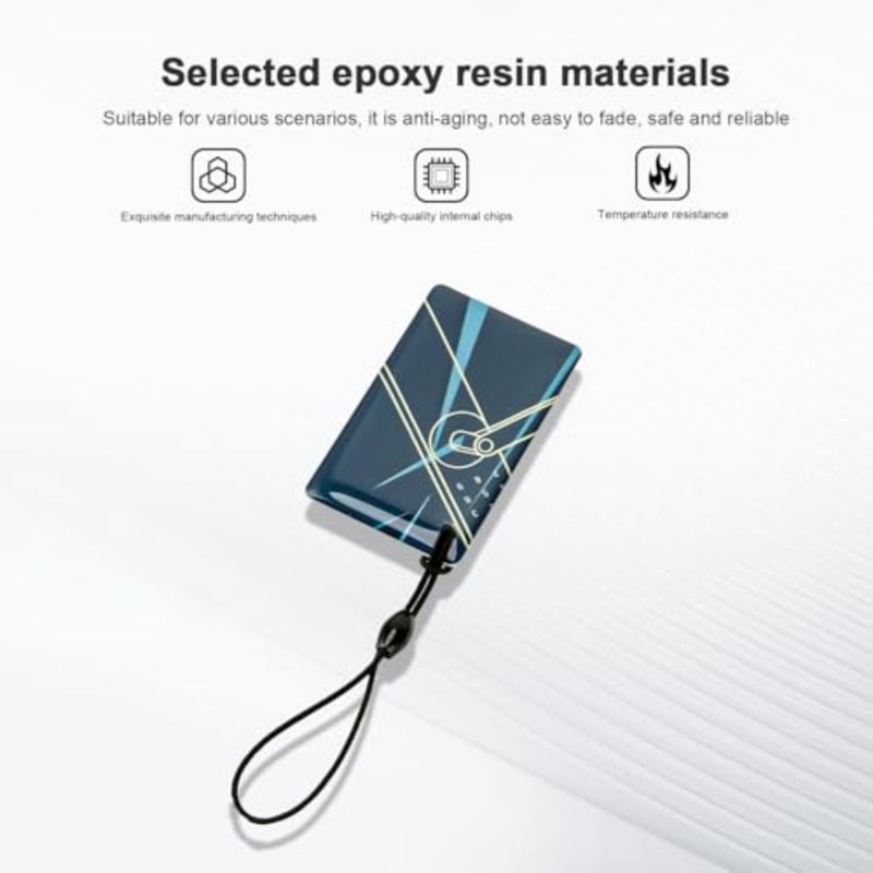 20-Piece IC Cards - RFID Key Fobs for Smart Locks, 13.56MHz, Compatible with Tuya and TT app Smart Systems - Image 2