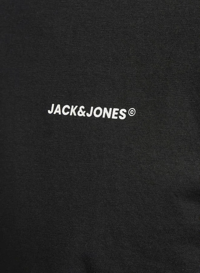 JACK & JONES Back Graphic Print Crew Neck T-Shirt