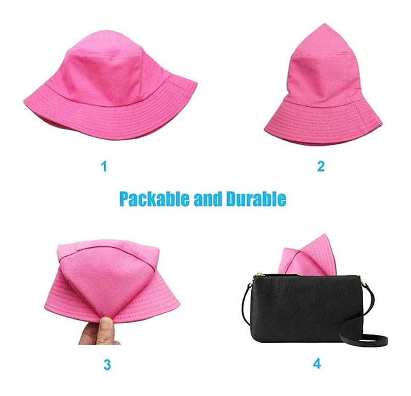 Handcuffs Women's Cotton Bucket Hat Fishermen Cap Free Size Hats - Image 4