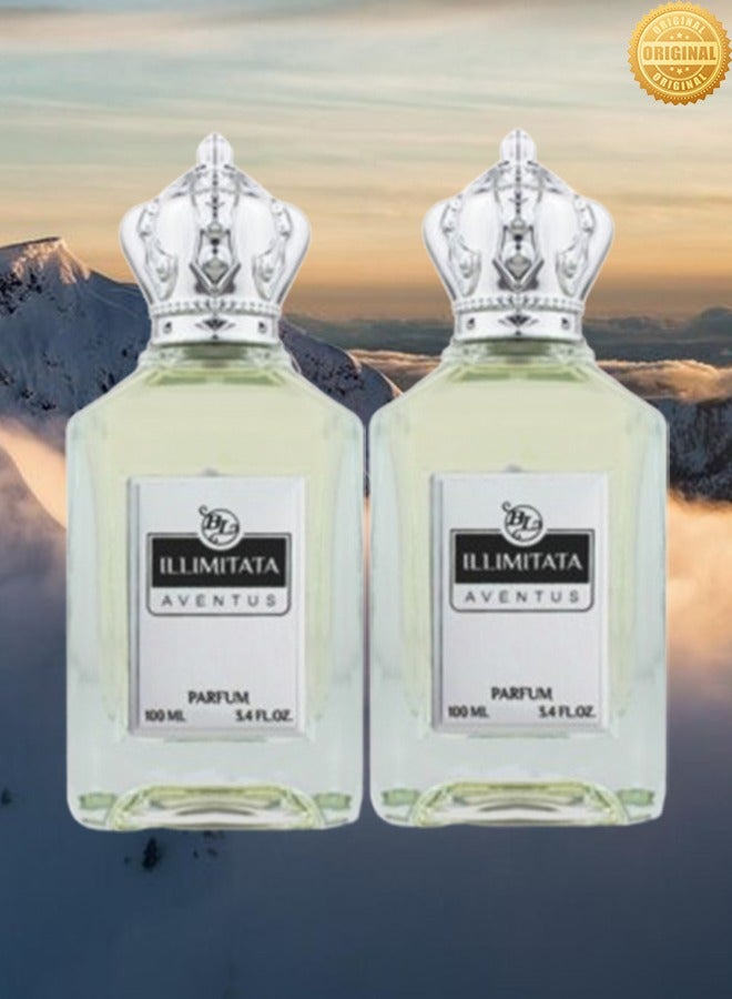 AVENTUS 2 Pieces Illimitata Aventus Perfume 100ml EDP - Image 1