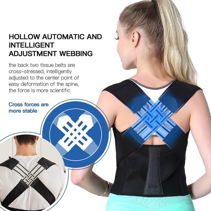 New Adult Shaping Men'S And Women'S Adult Strap Invisible Open Shoulder Prevention Humpback Ortic Back Ortic Strap - Image 4