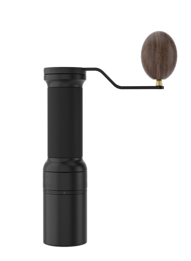 الكوكيناري مطحنة قهوة يدوية Cocinare ESSENCE GO B38 Pro - مع حقيبة حمل، سعة الطحن 30 غرام، شفرات Vertex10، 80 إعدادًا للطحن، مثالية للتقطير، والإسبريسو، والقهوة الباردة (أسود أوبسيديان). - Image 1
