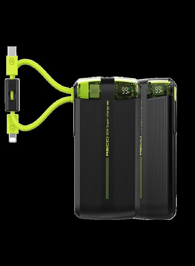 ريتشي Recci RPB-P13 STARSHIPS باور بانك 10000 مللي أمبير شحن سريع - Image 3