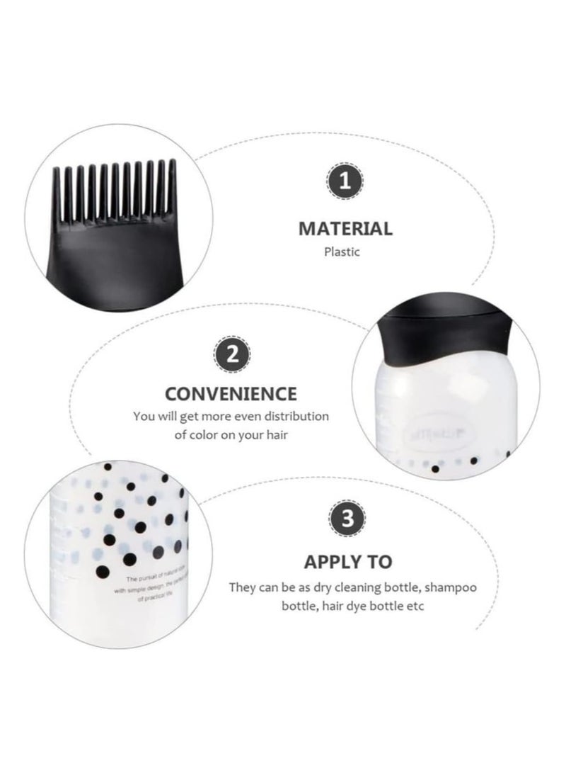 Root Comb Applicator Bottle - 6 Ounce Applicator Bottle for Hair Dye and Hair Oil Applicator with Graduated Scale - for Salon and Home usage (one piece, Assorted Color) - Image 3