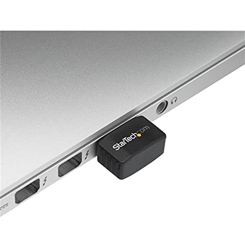 StarTech.com Wireless USB WiFi Adapter – Dual Band AC600 Wireless Dongle - 2.4GHz / 5GHz - 802.11ac Wi-Fi Laptop Adapter (USB433ACD1X1) - Image 5