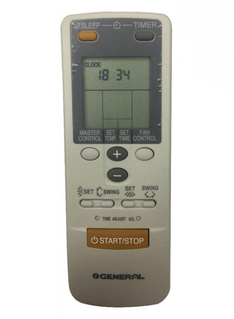 O General Window AC Remote Control RC-010 White - Image 1