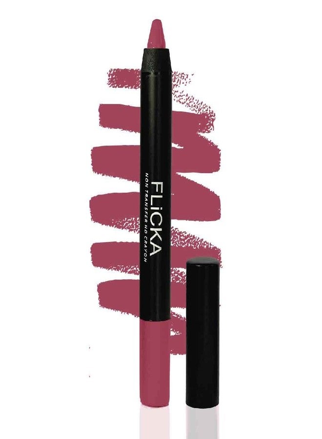 FLiCKA Matte Lasting Lipsence Crayon Lipstick| Smudge Proof, Matte Finish And Waterproof| Long Lasting Upto 18Hrs, 03 Lazy In Bed, 3.5ml - Image 2