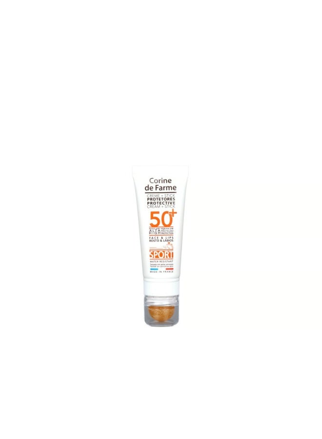 كورين دي فارم كريم حماية من الشمس Corine de Farme + Stick SPF50+ 20 مل + 3.5 جم - Image 1