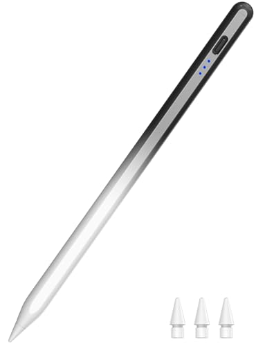 HATOKU Stylus Pen for iPad 2018-2026, 15 Mins Fast Charging Pencil 1st Gen with Tilt & Palm Rejection Digital Pens Stylus for iPad 6-11, Air 3/4/5/M2/M3, Mini 5/6/7, Pro 11"/12.9"/M4 M5 (Black White) - Image 1