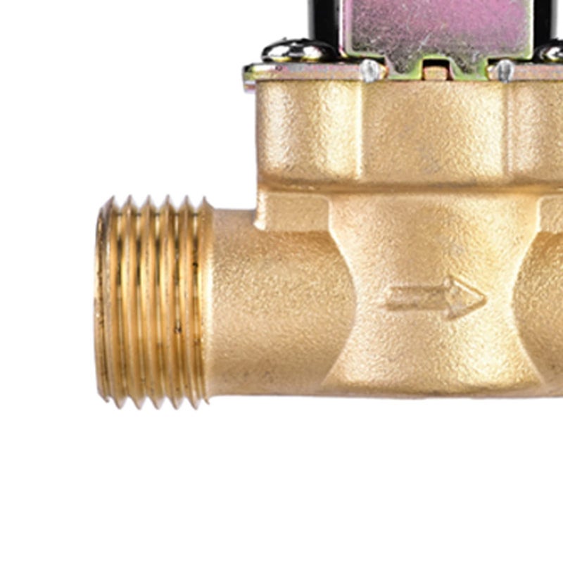 Brass Electric Solenoid Valve G1 2 Inch DC 24V Water Air Control - Image 4