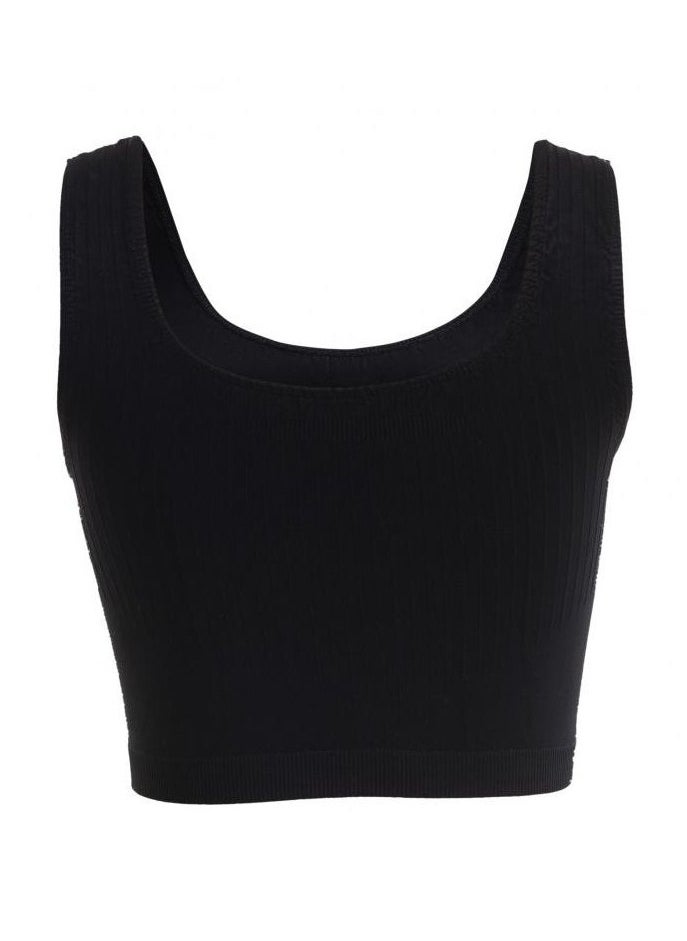 COTTONIL - COTTONILSolid Soft Bra-BLack - Image 1