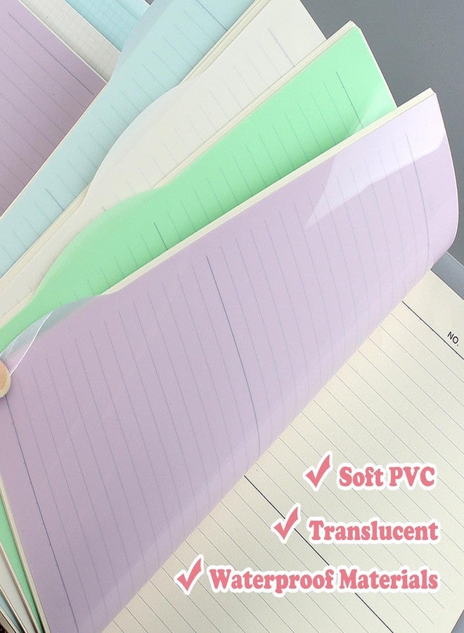 DY.2ten Folder Dividers A6 6 Holes 16 Sheets / 4 Sets Plastic Index Dividers Coloured Index Dividers for Ring Binder, Planner, Notebook - Image 4