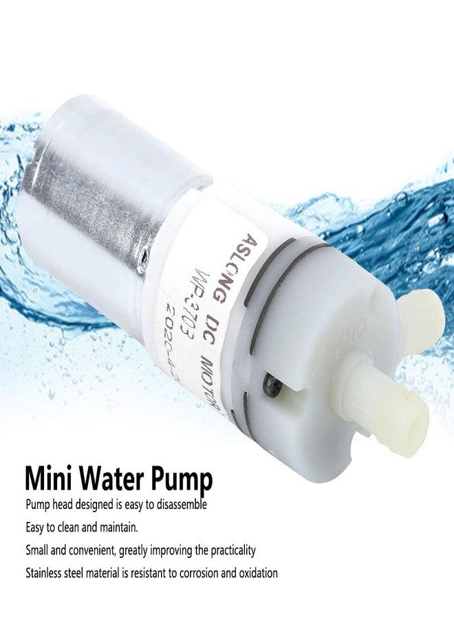 LiebeWH Mini DC 12V Self Priming Diaphragm Pump Stainless Steel Household Replacement Pump for Water Dispenser - Image 4