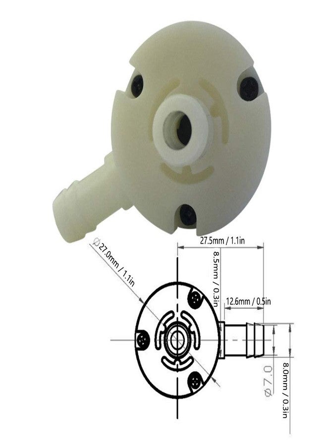 LiebeWH Mini DC 12V Self Priming Diaphragm Pump Stainless Steel Household Replacement Pump for Water Dispenser - Image 3