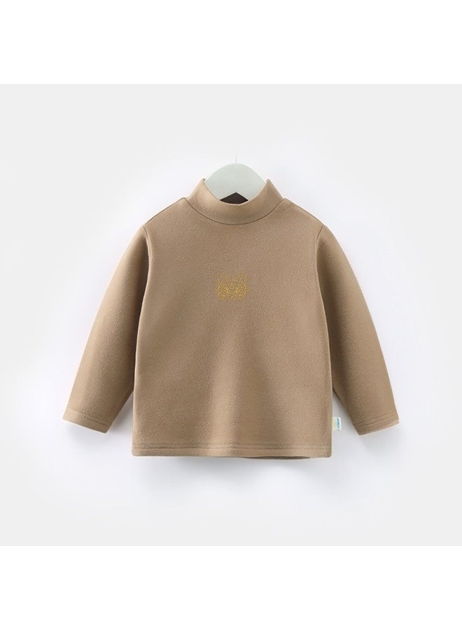 Baby T-shirt Boys' Base Layer Long Sleeve T-shirt Autumn Winter Warm Underwear Girls - Image 5