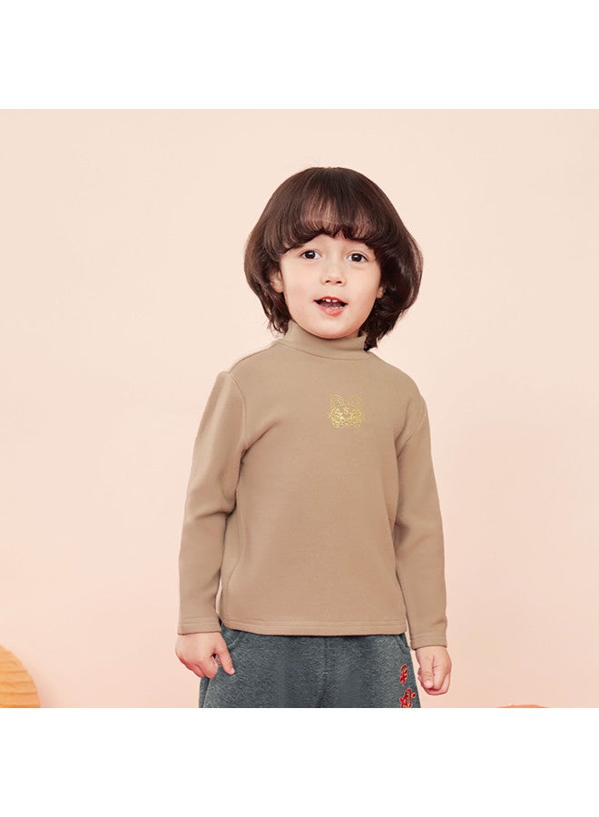 Baby T-shirt Boys' Base Layer Long Sleeve T-shirt Autumn Winter Warm Underwear Girls - Image 3