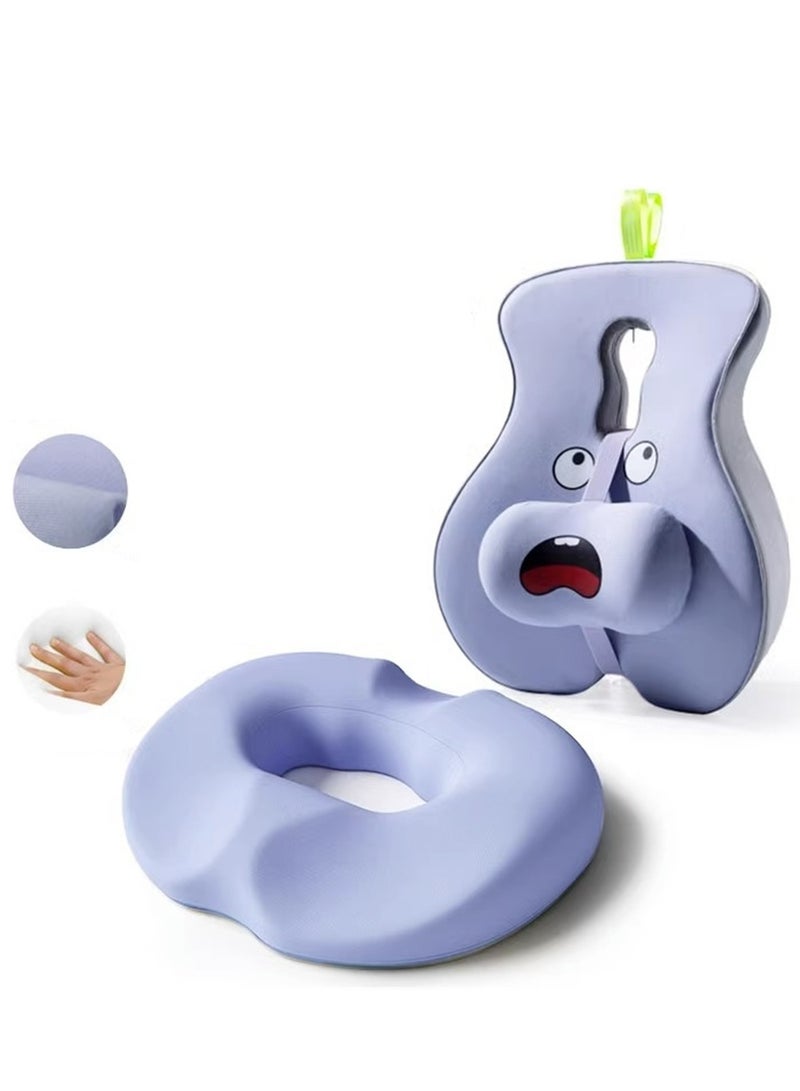 3pcs memory foam cushion office seat lumbar support pillow lumbar support pillow pregnant women lumbar support pillow  - Image 2