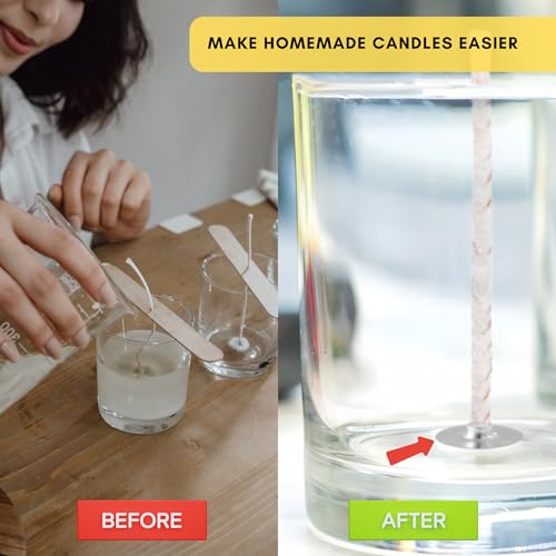 Kare Kind 150pcs Metal Candle Wick Sustainer Tabs - Kare & Kind® retail packaging - Image 2
