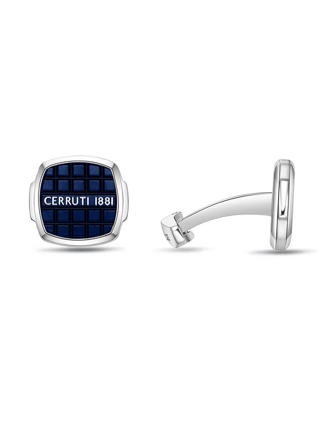 شيروتي 1881 Gents Cufflink Blue â€“ Stylish and Contemporary Design
