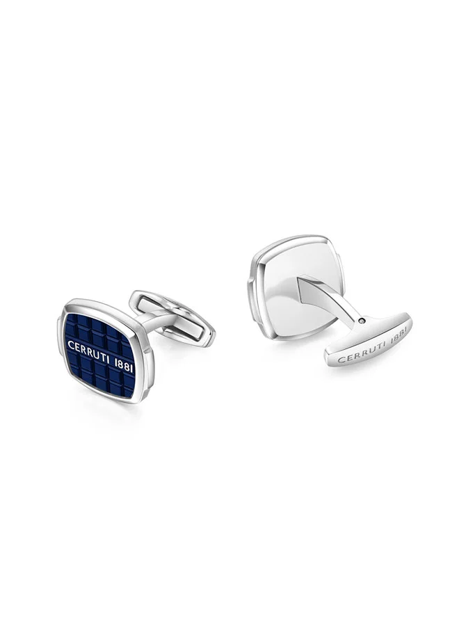 شيروتي 1881 Gents Cufflink Blue â€“ Stylish and Contemporary Design
