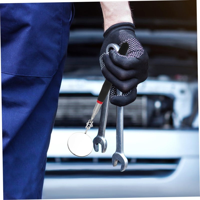2 In 1 Telescopic Inspection Mirror With Rotating Magnetic Handle For Auto Mechanics - Image 5