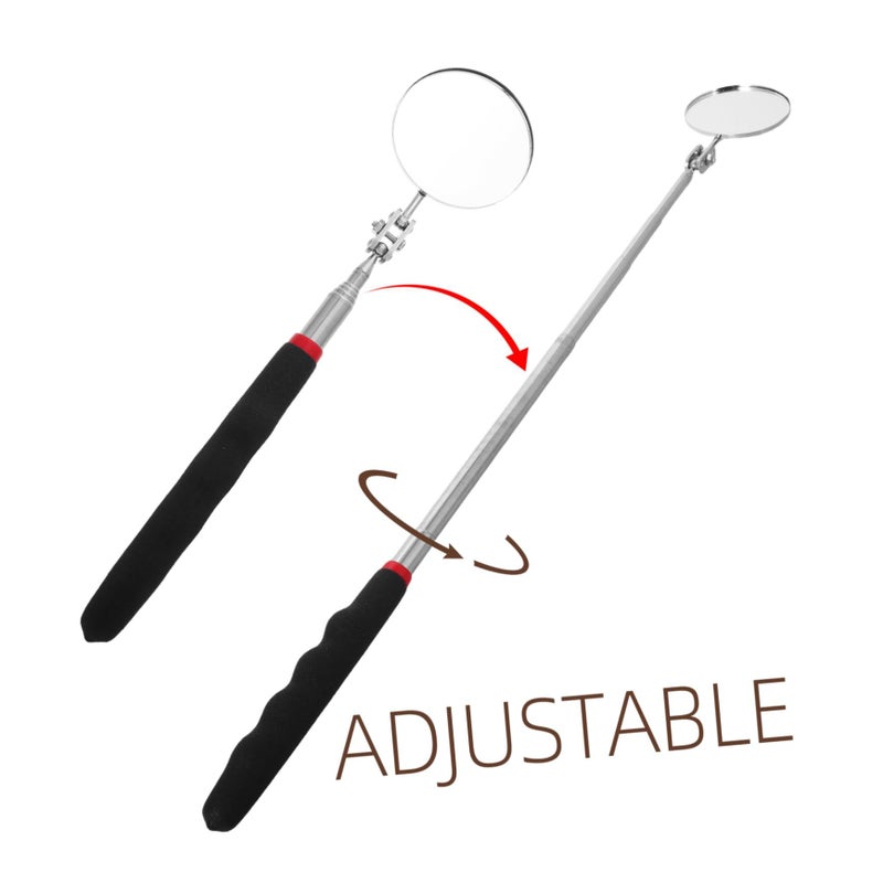 2 In 1 Telescopic Inspection Mirror With Rotating Magnetic Handle For Auto Mechanics - Image 4