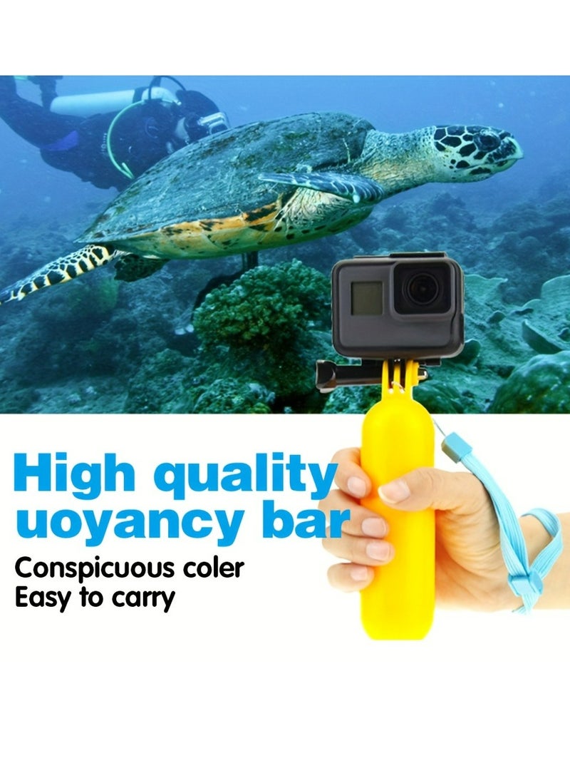 بيوينتي عصا سيلفي لكاميرا الحركة، قبضة يد عائمة، تطفو فوق الأمواج مع عصا سيلفي محمولة مقاومة للماء لكاميرات الحركة Gopro إلخ! (الكاميرا غير متضمنة) - Image 2