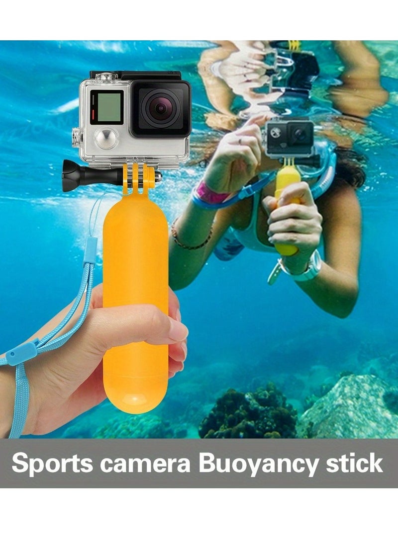 بيوينتي عصا سيلفي لكاميرا الحركة، قبضة يد عائمة، تطفو فوق الأمواج مع عصا سيلفي محمولة مقاومة للماء لكاميرات الحركة Gopro إلخ! (الكاميرا غير متضمنة) - Image 4