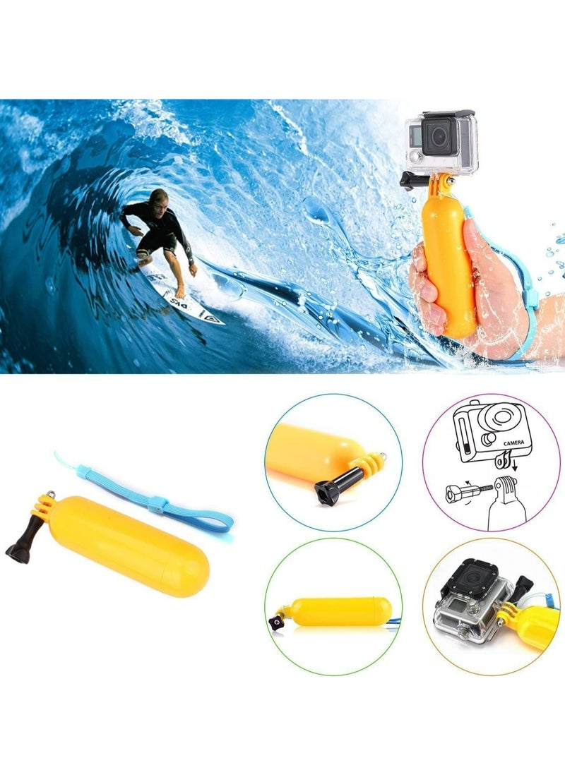 بيوينتي عصا سيلفي لكاميرا الحركة، قبضة يد عائمة، تطفو فوق الأمواج مع عصا سيلفي محمولة مقاومة للماء لكاميرات الحركة Gopro إلخ! (الكاميرا غير متضمنة) - Image 3