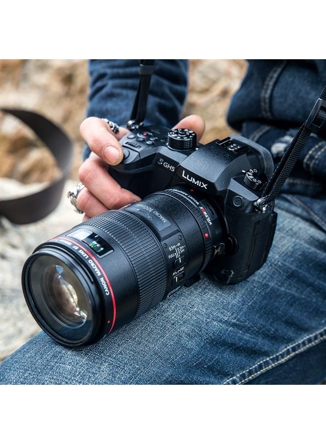 VILTROX EF-M2II 0.71x Speed Booster, EF to Micro 4/3 Focal Reducer Booster Adapter Auto-Focus for GH6 GH5M2 BMPCC 4K GH4 GH5 G100 G95 G85 OM-1 EM-1 E-M1X E-M1 iii E-M5 iii E-M10 iv E-M10 iii - Image 2