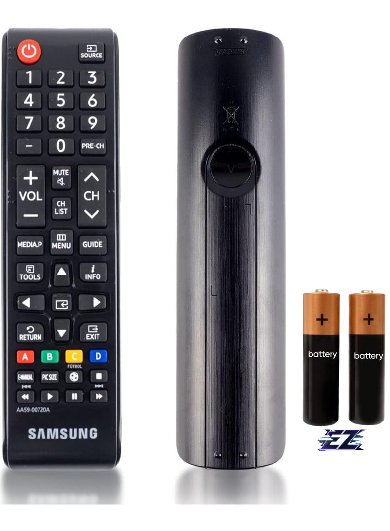 ELTRAZONE Replacement Remote Control for Samsung TV AA59-00720A with battery - Image 1