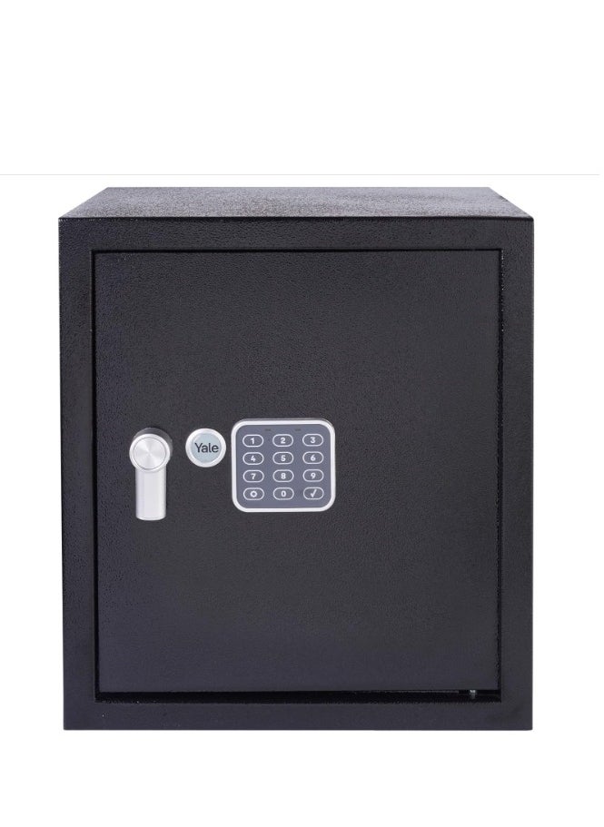 Yale - Yale Ysv/390/Db1 Large Value Safe, Digital Keypad with  locking and anti locking indication, Led Light Indicators, 15 Mm Steel Locking Bolts, Emergency Override Key for access, Black Finish, 40 Litre Capacity - Image 1