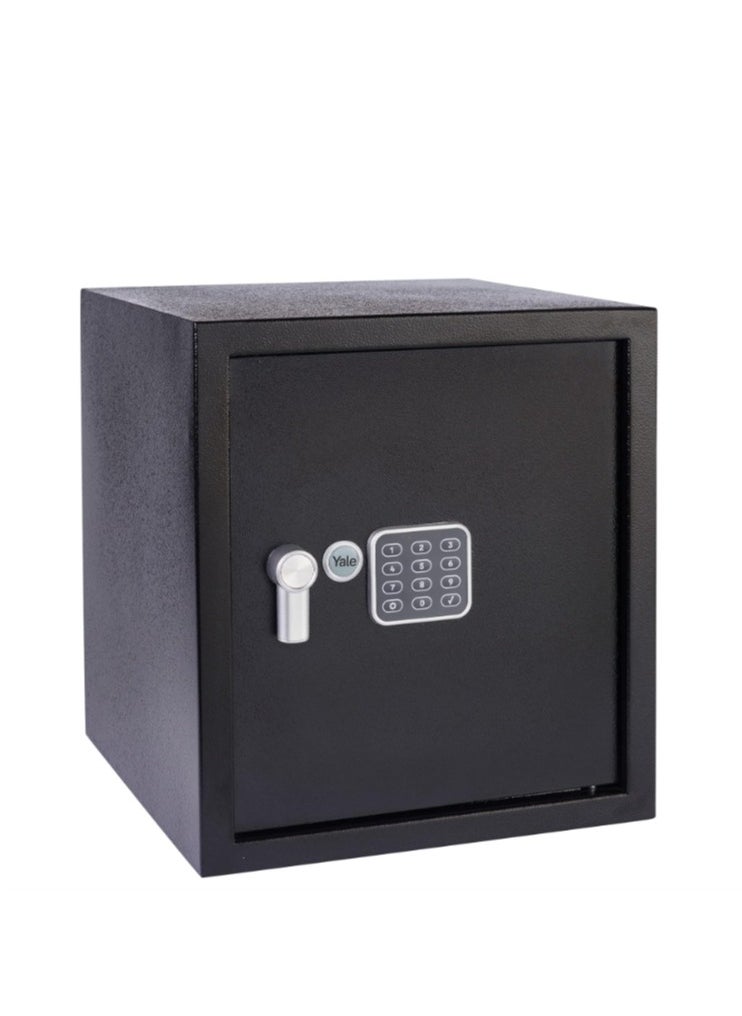 Yale - Yale Ysv/390/Db1 Large Value Safe, Digital Keypad with  locking and anti locking indication, Led Light Indicators, 15 Mm Steel Locking Bolts, Emergency Override Key for access, Black Finish, 40 Litre Capacity - Image 1