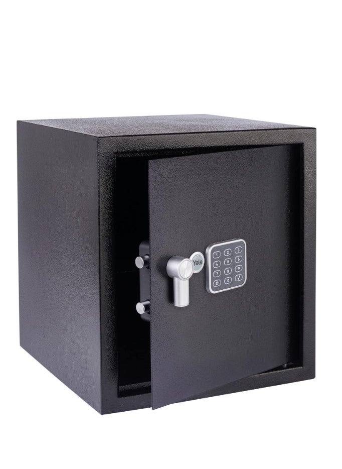 Yale - Yale Ysv/390/Db1 Large Value Safe, Digital Keypad with  locking and anti locking indication, Led Light Indicators, 15 Mm Steel Locking Bolts, Emergency Override Key for access, Black Finish, 40 Litre Capacity - Image 1