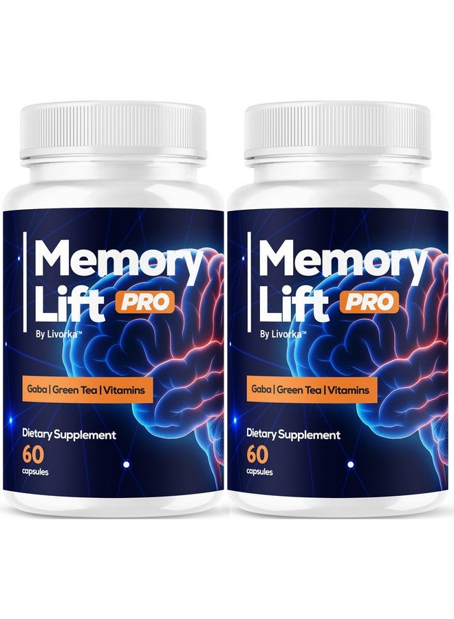 LIVORKA (2 Pack) Memory Lift Pro Supplement Capsules - Official Memory Lift Pro Brain For Your brain Supplement, MemoryLift Pro Pills All Natural Support Wellness & Health Support, 120 Capsules For 2 Months - Image 1