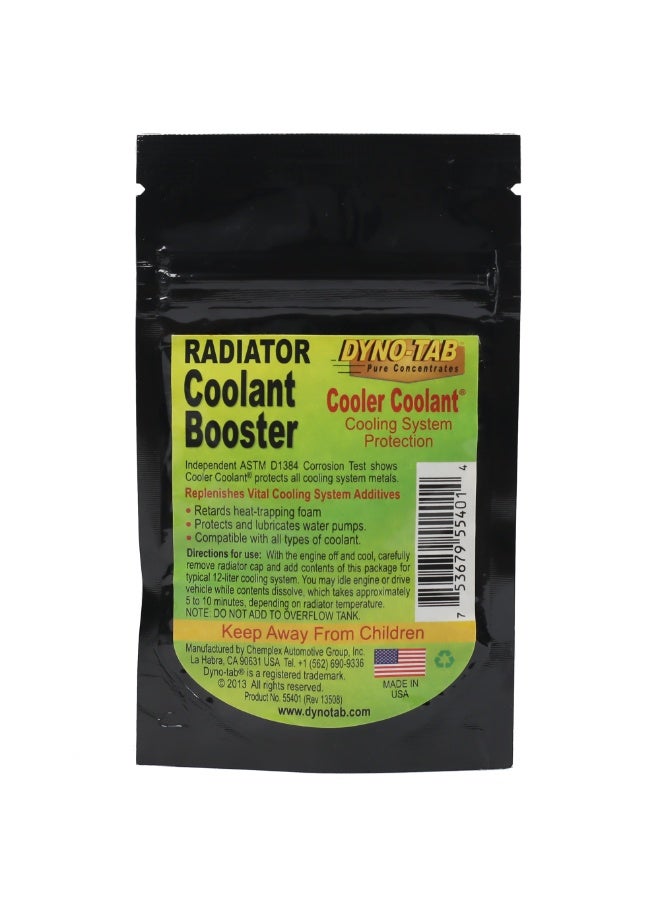 داينو-تاب DYNO TAB Cooling System Radiator 55401 – يمنع ارتفاع درجة الحرارة ويعيد الحماية من التآكل | يقلل من درجة حرارة المحرك | كيس واحد يعالج 12 لترًا - Image 2
