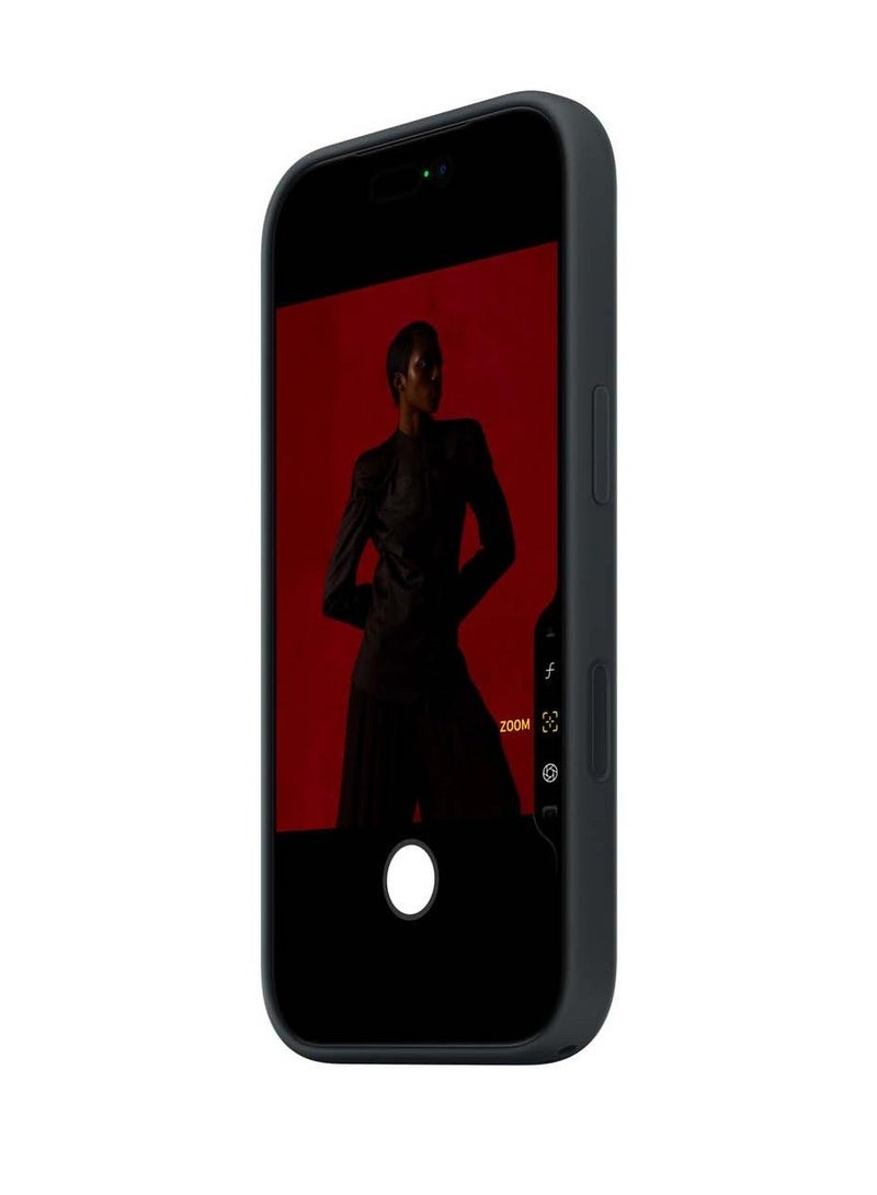 Techie غطاء سيليكون لجهاز آيفون 17 برو مع ميغ سيف - أسود - Image 4