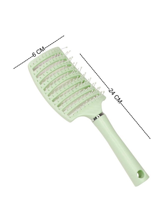 بوكسو مشط تدليك فروة الرأس من BOXO لفك تشابك الشعر المجعد وفرشاة تصفيف الشعر في الصالونات - قطعة واحدة (متعدد الألوان) (مشط 202) - Image 2