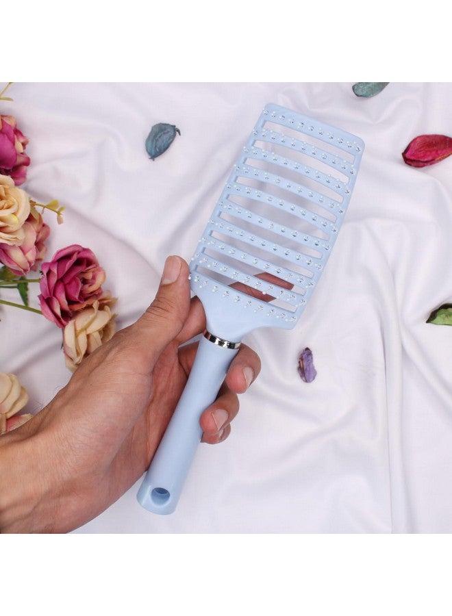 بوكسو مشط تدليك فروة الرأس من BOXO لفك تشابك الشعر المجعد وفرشاة تصفيف الشعر في الصالونات - قطعة واحدة (متعدد الألوان) (مشط 202) - Image 5