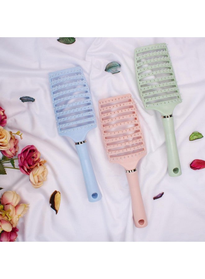 بوكسو مشط تدليك فروة الرأس من BOXO لفك تشابك الشعر المجعد وفرشاة تصفيف الشعر في الصالونات - قطعة واحدة (متعدد الألوان) (مشط 202) - Image 4