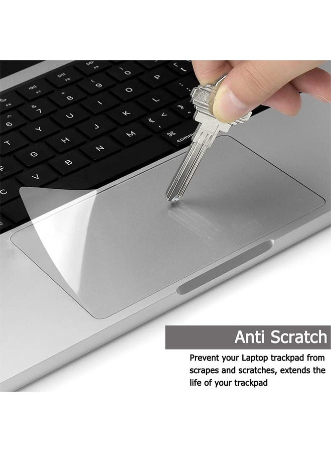 غطاء حماية لشاشة اللمس، مضاد للتعرق، مضاد لبصمات الأصابع، غطاء حماية للوحة التتبع من مادة TPU لجهاز MacBook Air A2179/A2337 (13 بوصة، عبوة من 4 قطع) - Image 4