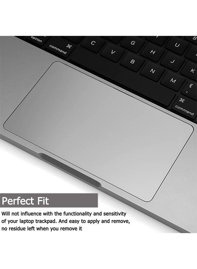 غطاء حماية لشاشة اللمس، مضاد للتعرق، مضاد لبصمات الأصابع، غطاء حماية للوحة التتبع من مادة TPU لجهاز MacBook Air A2179/A2337 (13 بوصة، عبوة من 4 قطع) - Image 5
