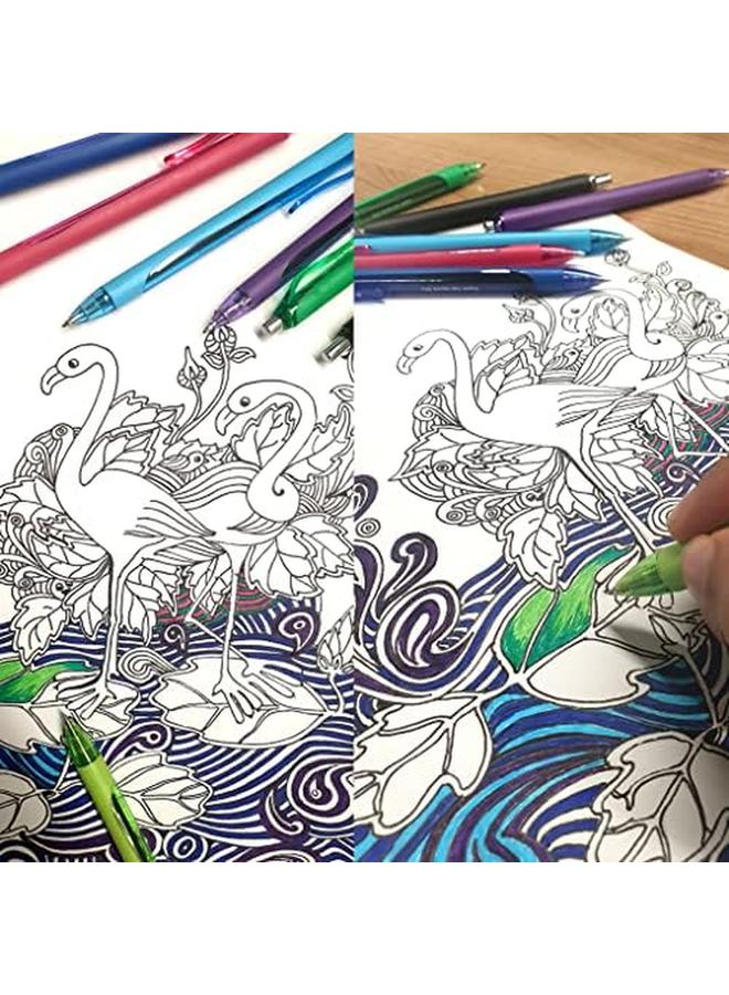 Maxi Super Gel Pen 0.7Mm Box Of 12 Pc Red - Image 4