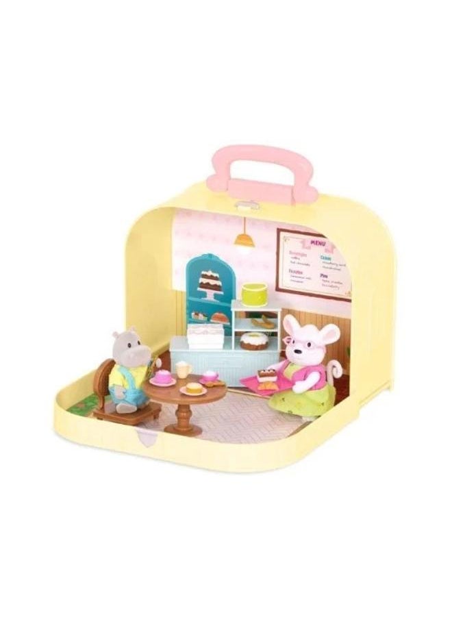 Lil Woodzeez - Pastry Shop Playset In Carry Case - Image 1
