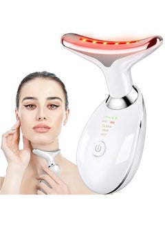 Denx Face and Neck Massager Device Anti-Aging Wrinkle and Double Chin Remover Lifting and Tightening Beauty Tool  - Image 1