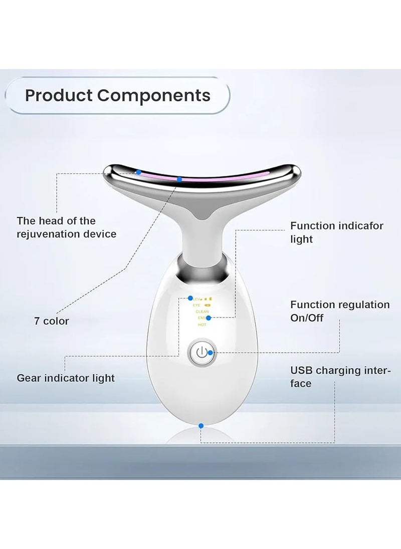 Denx Face and Neck Massager Device Anti-Aging Wrinkle and Double Chin Remover Lifting and Tightening Beauty Tool  - Image 4