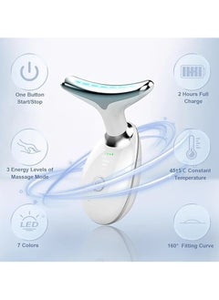 Denx Face and Neck Massager Device Anti-Aging Wrinkle and Double Chin Remover Lifting and Tightening Beauty Tool  - Image 2