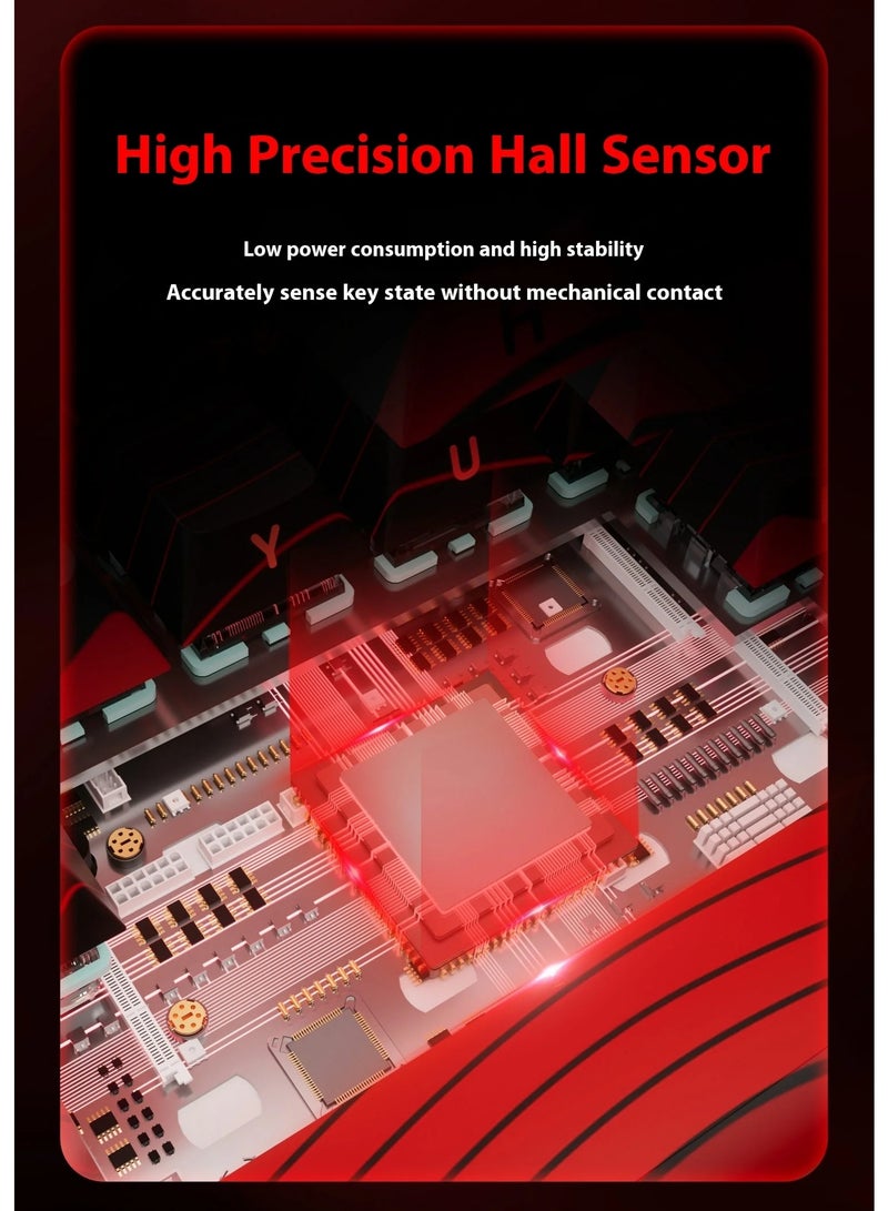 MADLIONS Mad60HE RGB Mechanical Keyboard Magnetic Switches Hot Swap Customized 8KHZ FPS Gaming Keyboard with Adjustable Actuation, 8000 Hz Polling Rate, Rapid Trigger Mode, Hall Effect Switches, for PC/Mac,WHITE - Image 4