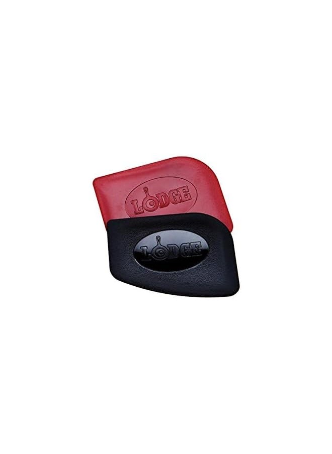 LODGE Lodge Scraperpkmpk Handheld Cast Iron 2 Pieces Pan Scrapers, Red/Blackpolycarbonate, 1 Pack  - Image 5